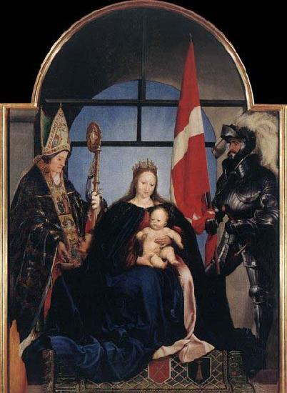 HOLBEIN, Hans the Younger The Solothurn Madonna Germany oil painting art